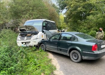 29.09.2025. Linów. Wypadek / źródło: policja