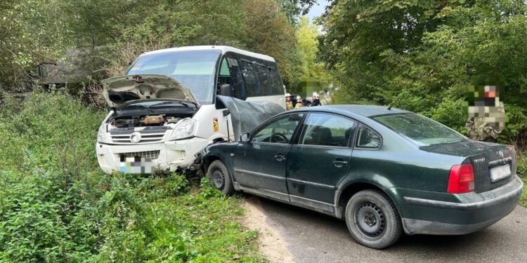 29.09.2025. Linów. Wypadek / źródło: policja