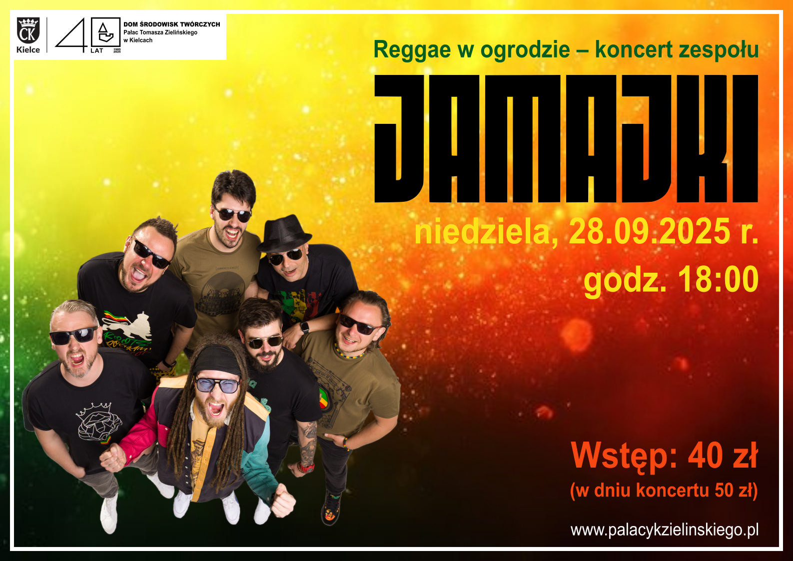 Reggae w ogrodzie, czyli koncert zespołu Jamajki - Radio Kielce
