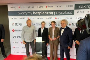 03.09.2025. Kielce. Targi Kielce. Premier Donald Tusk z wizytą na MSPO / Fot. Aleksandra Kwaśniewska - Radio Kielce