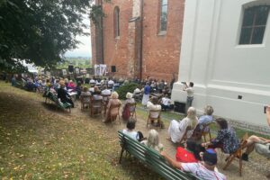 06.09.2025. Sandomierz. Narodowe Czytanie / Fot. Grażyna Szlęzak - Radio Kielce