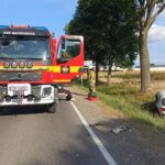 02.09.2025. Baćkowice. Wypadek / Fot. OSP Baćkowice