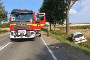 02.09.2025. Baćkowice. Wypadek / Fot. OSP Baćkowice
