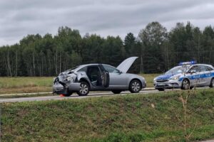 Wypadek w Sukowie. Ranna kobieta