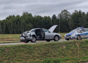 Wypadek w Sukowie. Ranna kobieta