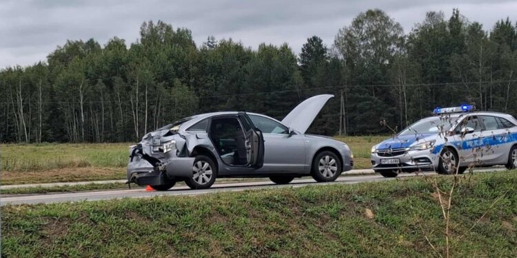 Wypadek w Sukowie. Ranna kobieta