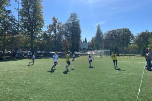 27.09.2025. Kielce. Turniej piłkarski zorganizowany przez Stowarzyszenie Kibiców „Zjednoczona Korona” / Fot. Rafał Szymczyk - Radio Kielce