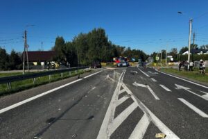 20.09.2025. Stopnica. Wypadek / Fot. Policja