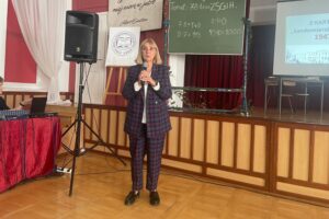 26.09.2025. Sandomierz. Zespół Szkół Gastronomicznych i Hotelarskich w Sandomierzu. Wręczenie stypendiów / Fot. Grażyna Szlęzak-Wójcik - Radio Kielce