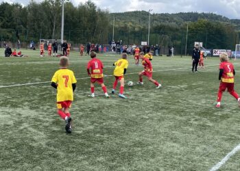 28.09.2025. Nowiny. Turniej piłkarski „Nordkalk Wapno Cup” / Fot. Kamil Król - Radio Kielce