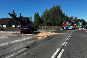 20.09.2025. Stopnica. Wypadek / Fot. Policja