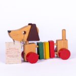 Pies segmentowy, Spółdzielnia Pracy Przemysłu Zabawkarskiego „Gromada”, l.80. XX w. / Fot. Muzeum Zabawek i Zabawy