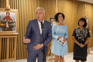 18.09.2025. Kielce. Finisaż wystawy „Punkty styku” / źródło: Świętokrzyski Urząd Wojewódzki w Kielcach