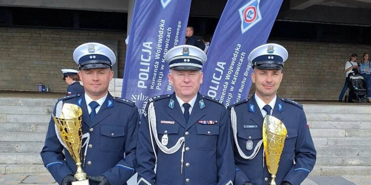 Świętokrzyski policjant na podium