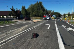 20.09.2025. Stopnica. Wypadek / Fot. Policja