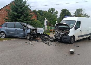 03.09.2025. Lubania. Wypadek / Fot. policja