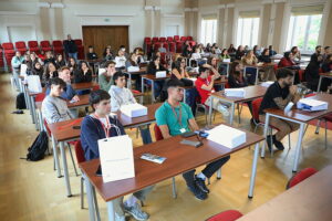 29.09.2025. Kielce. Powitanie studentów z krajów Europy, Azji i Ameryki Północnej na Uniwersytecie Jana Kochanowskiego / Fot. Wiktor Taszłow - Radio Kielce