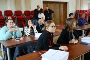 29.09.2025. Kielce. Powitanie studentów z krajów Europy, Azji i Ameryki Północnej na Uniwersytecie Jana Kochanowskiego / Fot. Wiktor Taszłow - Radio Kielce