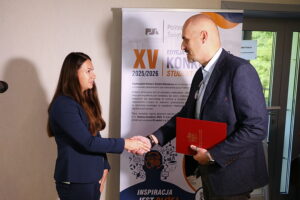 22.09.2025. Cedzyna. Hotel „Echo”. Wręczenie nagród w konkursie Student-Wynalazca / Fot. Wiktor Taszłow - Radio Kielce