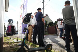 03.09.2025 Kielce. Interwencja TVP3 Kielce i Radia Kielce / Fot. Wiktor Taszłow - Radio Kielce