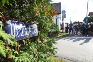 03.09.2025 Kielce. Interwencja TVP3 Kielce i Radia Kielce / Fot. Wiktor Taszłow - Radio Kielce
