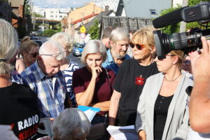 03.09.2025 Kielce. Interwencja TVP3 Kielce i Radia Kielce / Fot. Wiktor Taszłow - Radio Kielce