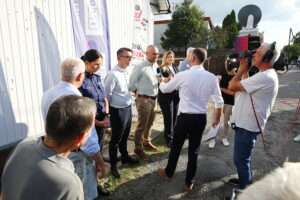 03.09.2025 Kielce. Interwencja TVP3 Kielce i Radia Kielce / Fot. Wiktor Taszłow - Radio Kielce