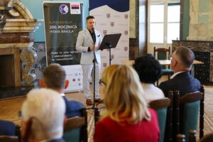 23.09.2025. Kielce. 200. rocznica istnienia pisma Braille’a. Konferencja / Fot. Wiktor Taszłow - Radio Kielce