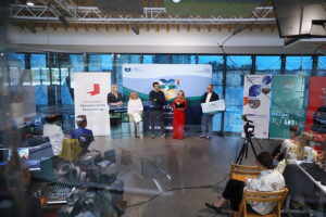 05.09.2025. Kielce. Otwarcie festiwalu literackiego ,,Pociąg do literatury. V Festiwal Herlinga–Grudzińskiego” / Fot. Wiktor Taszłow - Radio Kielce