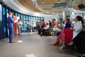 05.09.2025. Kielce. Otwarcie festiwalu literackiego ,,Pociąg do literatury. V Festiwal Herlinga–Grudzińskiego” / Fot. Wiktor Taszłow - Radio Kielce
