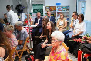 05.09.2025. Kielce. Otwarcie festiwalu literackiego ,,Pociąg do literatury. V Festiwal Herlinga–Grudzińskiego” / Fot. Wiktor Taszłow - Radio Kielce