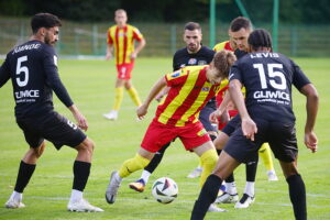24.09.2025. Kielce. Mecz STS Pucharu Polski Korona II Kielce - Piast Gliwice / Fot. Wiktor Taszłow - Radio Kielce