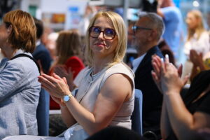 05.09.2025. Kielce. Otwarcie festiwalu literackiego ,,Pociąg do literatury. V Festiwal Herlinga–Grudzińskiego” / Fot. Wiktor Taszłow - Radio Kielce