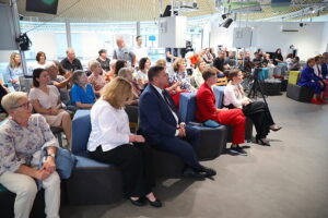 05.09.2025. Kielce. Otwarcie festiwalu literackiego ,,Pociąg do literatury. V Festiwal Herlinga–Grudzińskiego” / Fot. Wiktor Taszłow - Radio Kielce