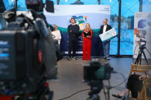 05.09.2025. Kielce. Otwarcie festiwalu literackiego ,,Pociąg do literatury. V Festiwal Herlinga–Grudzińskiego” / Fot. Wiktor Taszłow - Radio Kielce