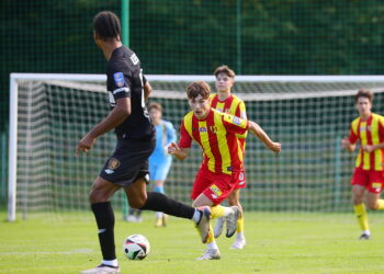 24.09.2025. Kielce. Mecz STS Pucharu Polski Korona II Kielce - Piast Gliwice / Fot. Wiktor Taszłow - Radio Kielce