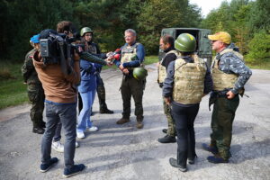 24.09.2025. Kielce. Kurs dla dziennikarzy – kandydatów na korespondentów akredytowanych przy Polskich Kontyngentach Wojskowych / Fot. Wiktor Taszłow - Radio Kielce