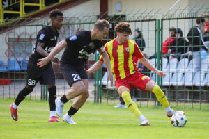 24.09.2025. Kielce. Mecz STS Pucharu Polski Korona II Kielce - Piast Gliwice / Fot. Wiktor Taszłow - Radio Kielce