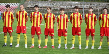 24.09.2025. Kielce. Mecz STS Pucharu Polski Korona II Kielce - Piast Gliwice / Fot. Wiktor Taszłow - Radio Kielce