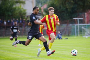 24.09.2025. Kielce. Mecz STS Pucharu Polski Korona II Kielce - Piast Gliwice / Fot. Wiktor Taszłow - Radio Kielce