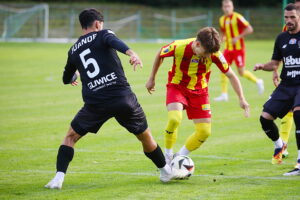 24.09.2025. Kielce. Mecz STS Pucharu Polski Korona II Kielce - Piast Gliwice / Fot. Wiktor Taszłow - Radio Kielce