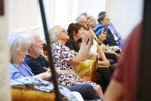 06.09.2025. Kielce. Narodowe Czytanie w Teatrze im. Stefana Żeromskiego / Fot. Wiktor Taszłow - Radio Kielce