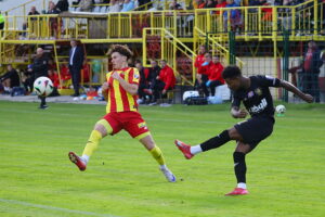 24.09.2025. Kielce. Mecz STS Pucharu Polski Korona II Kielce - Piast Gliwice / Fot. Wiktor Taszłow - Radio Kielce