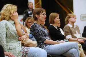 06.09.2025. Kielce. Narodowe Czytanie w Teatrze im. Stefana Żeromskiego / Fot. Wiktor Taszłow - Radio Kielce