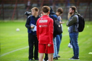 24.09.2025. Kielce. Mecz STS Pucharu Polski Korona II Kielce - Piast Gliwice / Fot. Wiktor Taszłow - Radio Kielce
