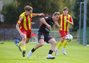24.09.2025. Kielce. Mecz STS Pucharu Polski Korona II Kielce - Piast Gliwice / Fot. Wiktor Taszłow - Radio Kielce