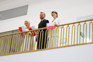 06.09.2025. Kielce. Narodowe Czytanie w Teatrze im. Stefana Żeromskiego / Fot. Wiktor Taszłow - Radio Kielce