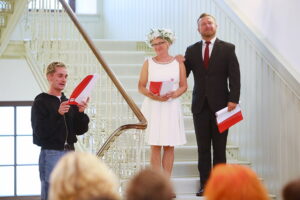 06.09.2025. Kielce. Narodowe Czytanie w Teatrze im. Stefana Żeromskiego / Fot. Wiktor Taszłow - Radio Kielce
