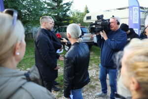 24.09.2025. Kielce. Program "Interwencja" TVP3 Kielce i Radia Kielce / Fot. Wiktor Taszłow - Radio Kielce