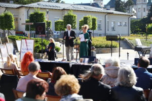 25.09.2025. Kielce. Otwarcie wystawy "W świecie słowa - portrety literatów" / Fot. Wiktor Taszłow - Radio Kielce